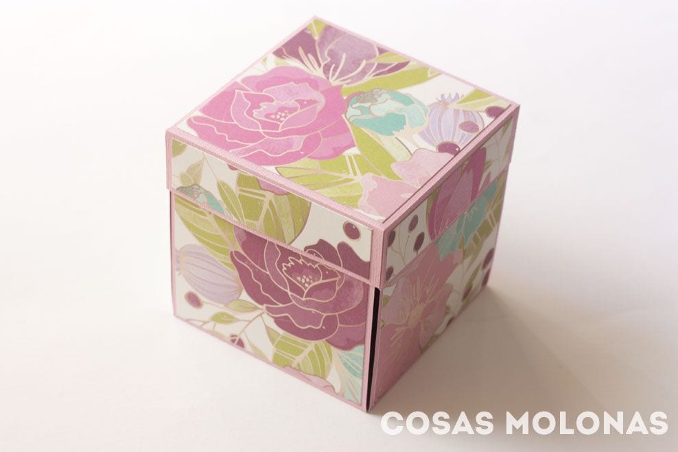 Como Hacer una Caja DIY *How to Boxes* Origami Hacer Cajas Decoradas Scrap  Gift Box Pintura Facil 