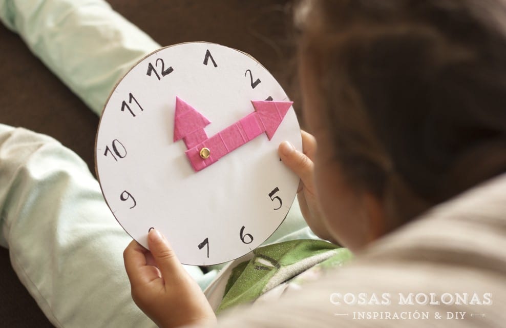 primavera mejilla Mamá ▷ Cómo hacer un reloj de cartón | Cosas Molonas | DIY blog