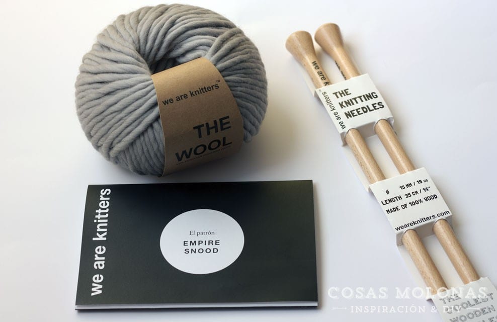 Reseña: Kit de bufanda "Empire Snood" de We are knitters + ¡sorteo!