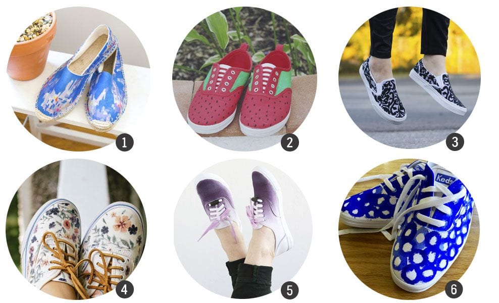 18 DIY para hacer y customizar zapatillas
