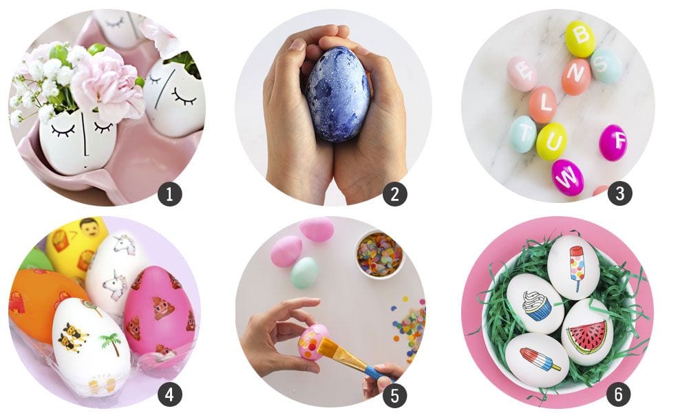 18 DIY para decorar huevos de Pascua en www.cosasmolonas.com