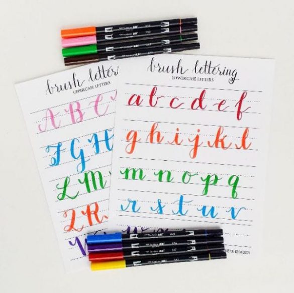 Las MEJORES plantillas de lettering - Cosas Molonas