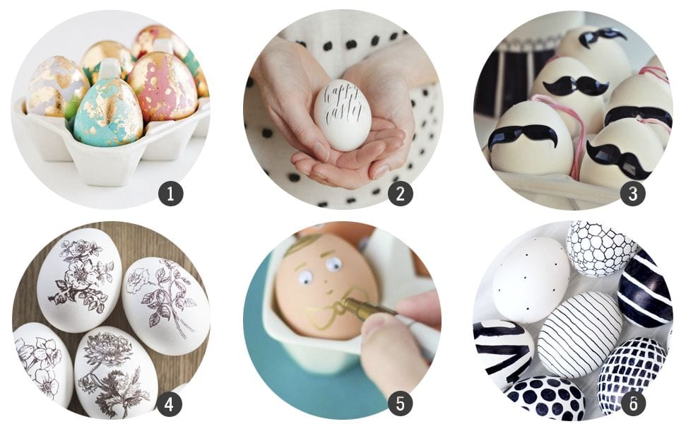 18 DIY para decorar huevos de Pascua en www.cosasmolonas.com