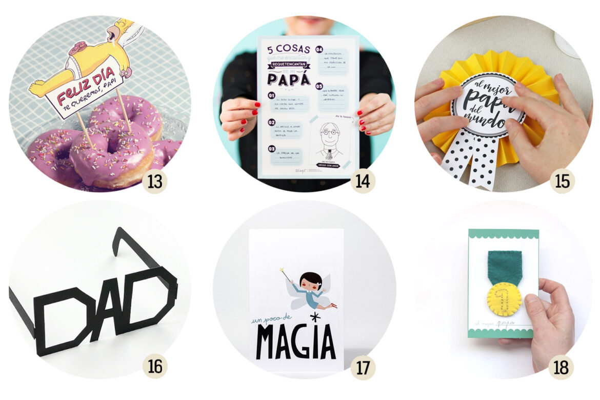 Los MEJORES imprimibles para el día del padre - Cosas Molonas